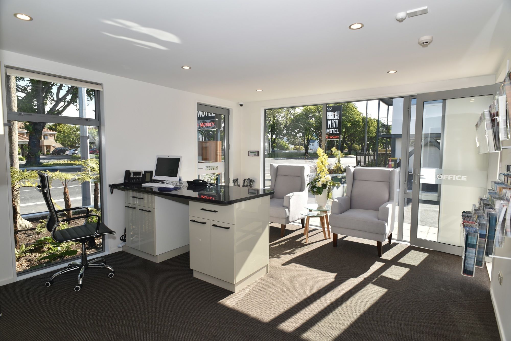 Bealey Plaza Motel Christchurch Extérieur photo Reception